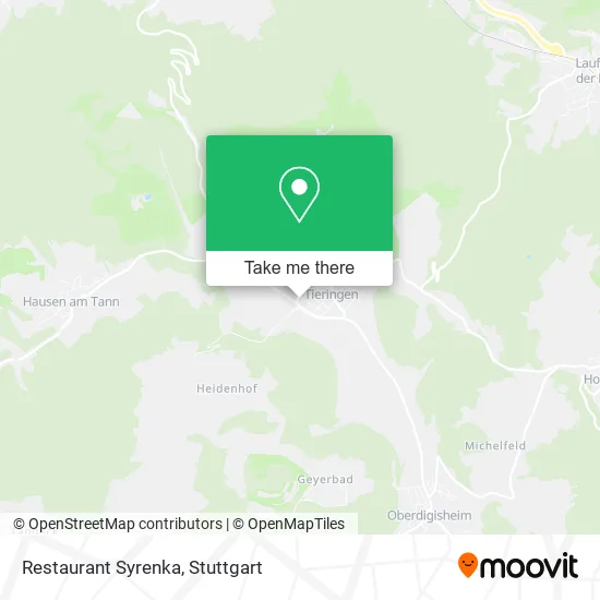 Карта Restaurant Syrenka