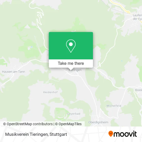 Карта Musikverein Tieringen