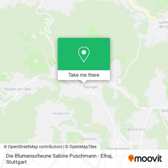 Карта Die Blumenscheune Sabine Puschmann - Elhaj