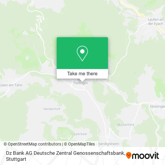 Карта Dz Bank AG Deutsche Zentral Genossenschaftsbank
