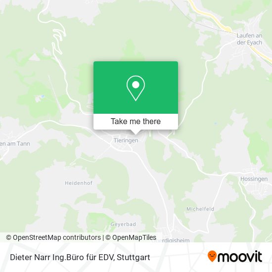 Карта Dieter Narr Ing.Büro für EDV