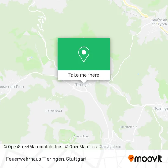 Карта Feuerwehrhaus Tieringen