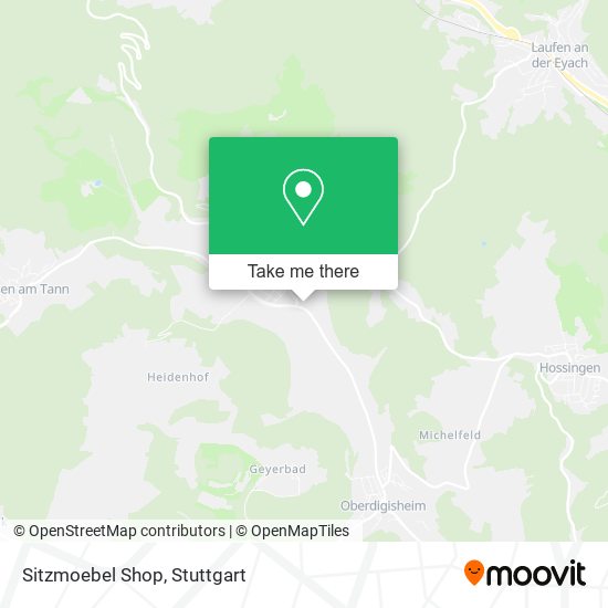 Sitzmoebel Shop map