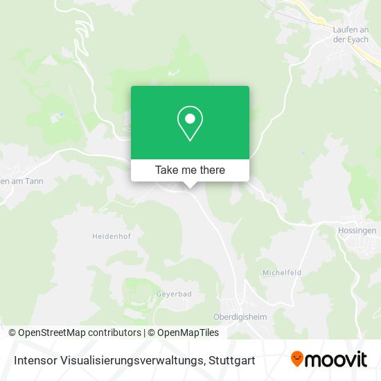 Intensor Visualisierungsverwaltungs map