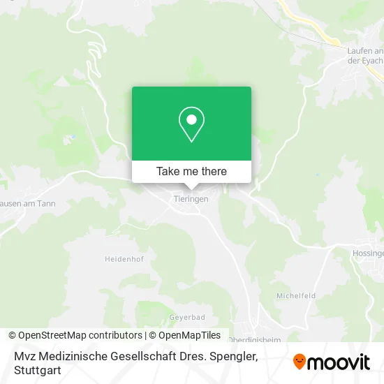 Карта Mvz Medizinische Gesellschaft Dres. Spengler