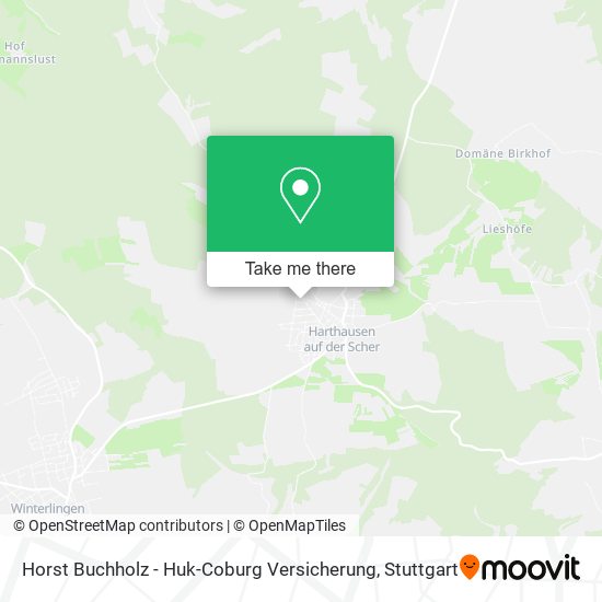 Horst Buchholz - Huk-Coburg Versicherung map