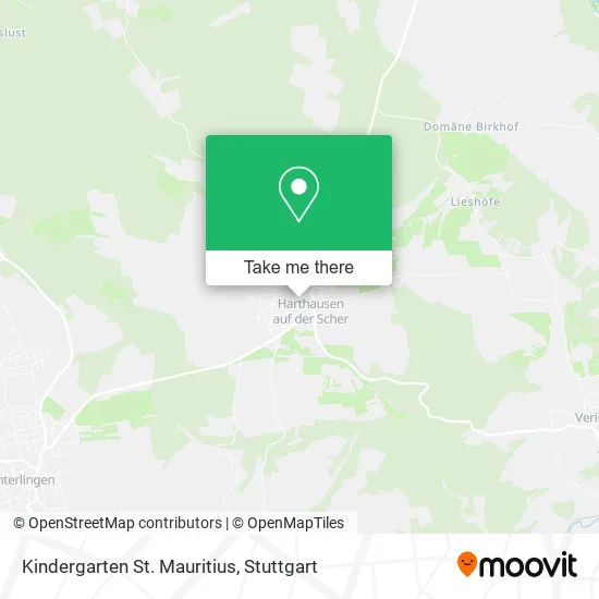 Kindergarten St. Mauritius map