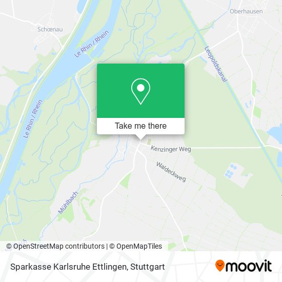 Sparkasse Karlsruhe Ettlingen map