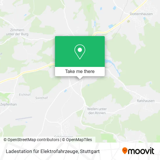 Карта Ladestation für Elektrofahrzeuge