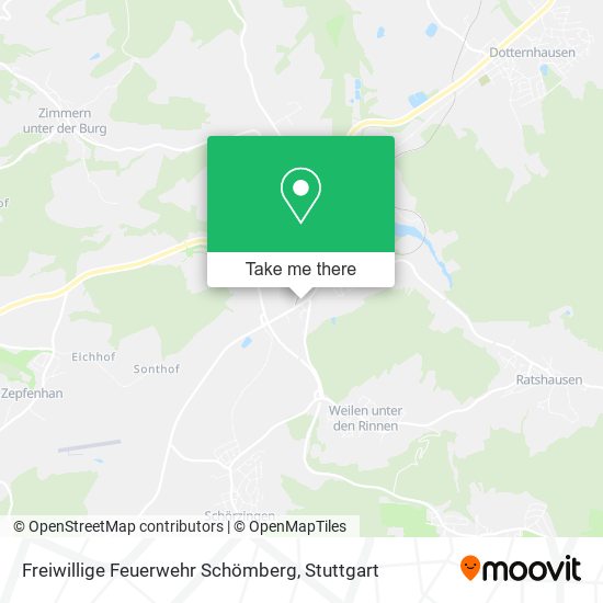 Карта Freiwillige Feuerwehr Schömberg