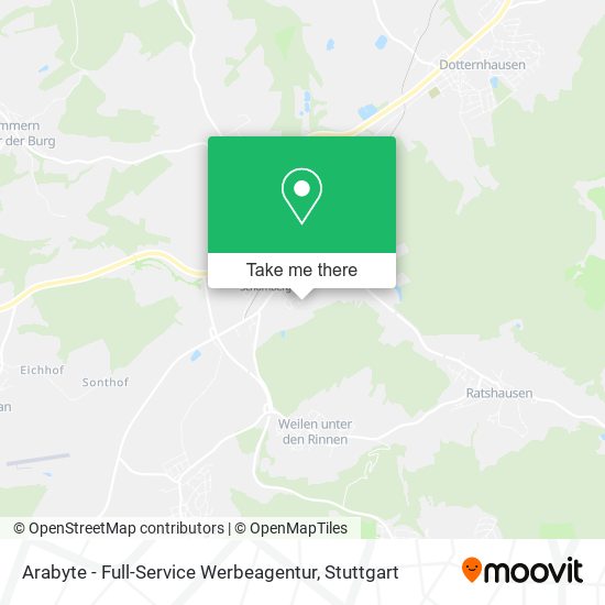 Карта Arabyte - Full-Service Werbeagentur