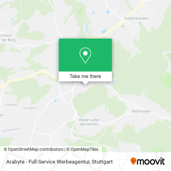 Карта Arabyte - Full-Service Werbeagentur