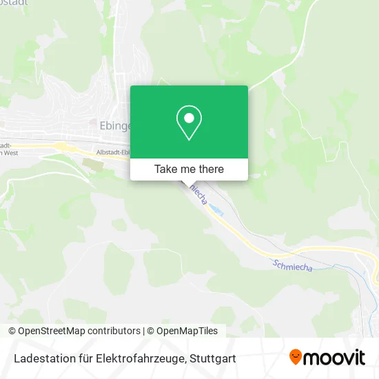 Карта Ladestation für Elektrofahrzeuge