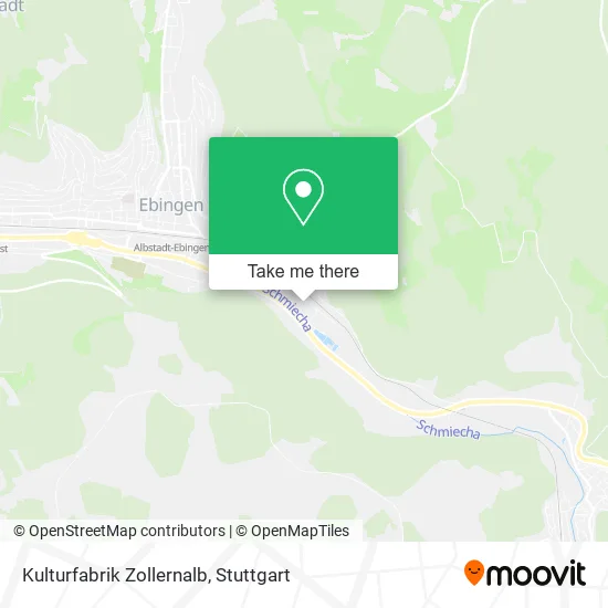Карта Kulturfabrik Zollernalb