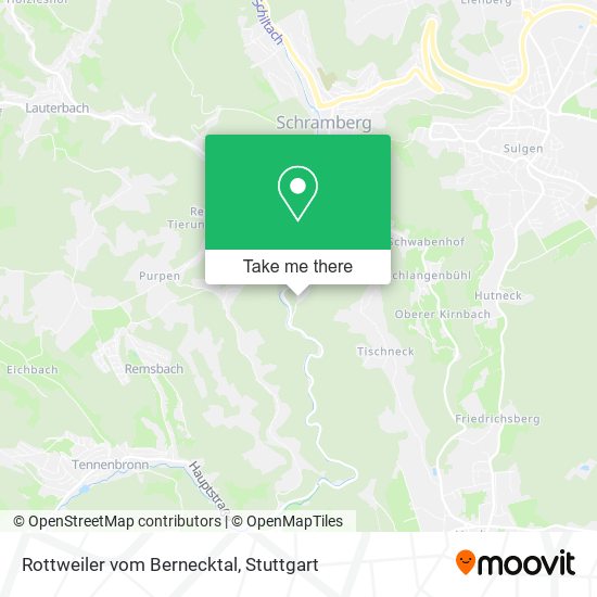 Rottweiler vom Bernecktal map