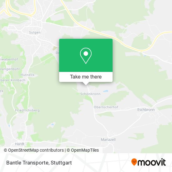 Карта Bantle Transporte