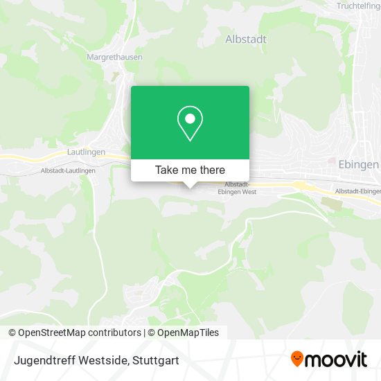 Jugendtreff Westside map