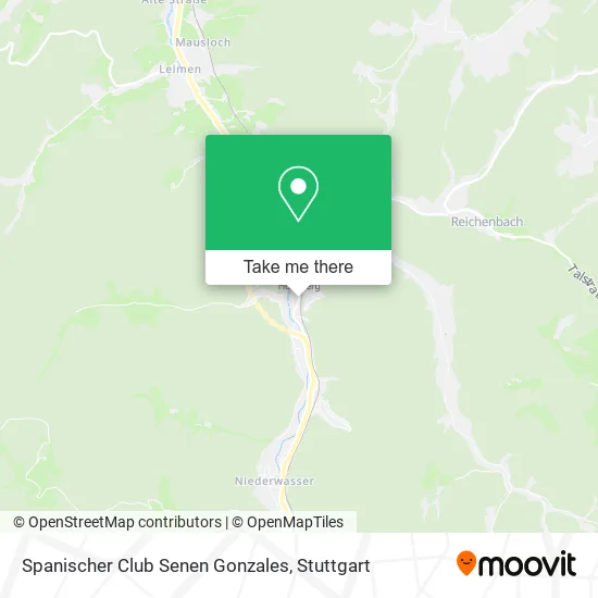 Карта Spanischer Club Senen Gonzales