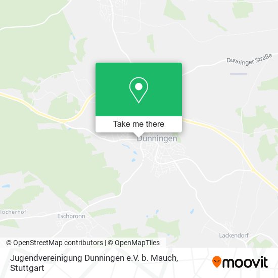 Jugendvereinigung Dunningen e.V. b. Mauch map
