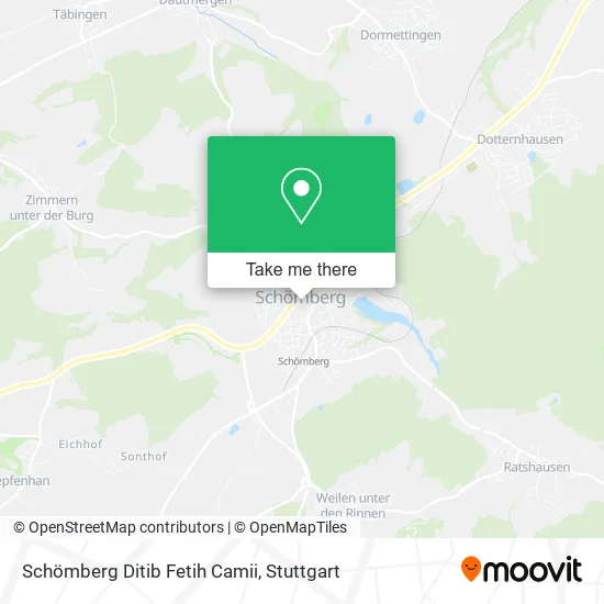 Карта Schömberg Ditib Fetih Camii