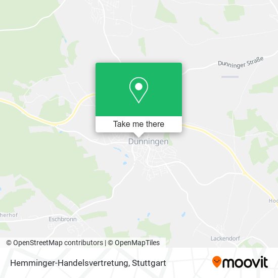 Hemminger-Handelsvertretung map