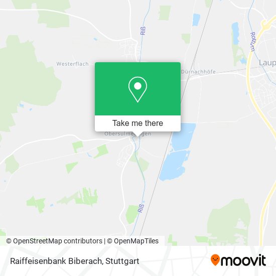 Raiffeisenbank Biberach map