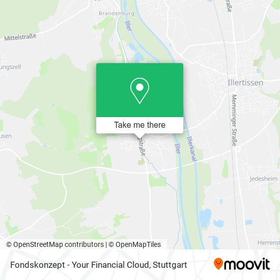 Карта Fondskonzept - Your Financial Cloud
