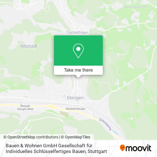 Bauen & Wohnen GmbH Gesellschaft für Individuelles Schlüsselfertiges Bauen map