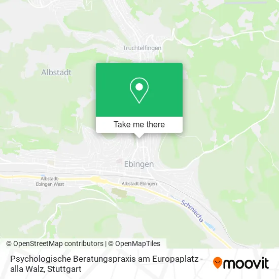 Карта Psychologische Beratungspraxis am Europaplatz - alla Walz