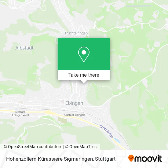 Карта Hohenzollern-Kürassiere Sigmaringen