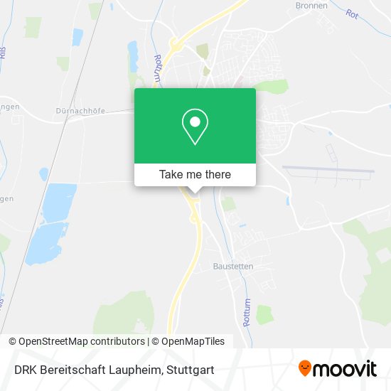 DRK Bereitschaft Laupheim map