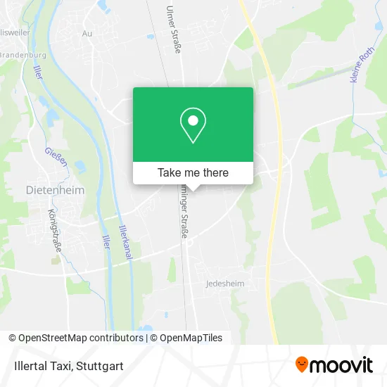 Карта Illertal Taxi