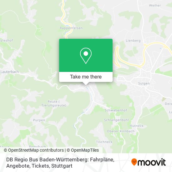 DB Regio Bus Baden-Württemberg: Fahrpläne, Angebote, Tickets map