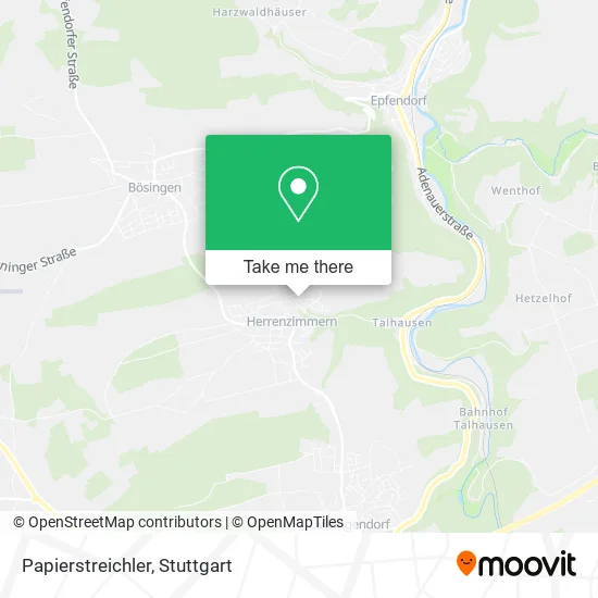 Карта Papierstreichler