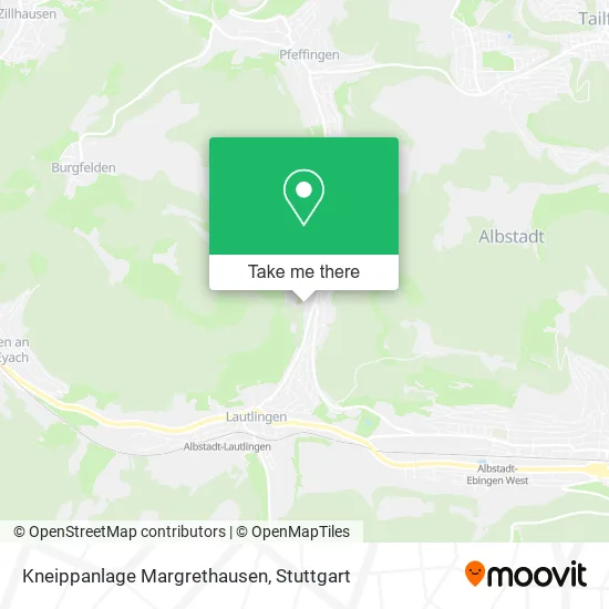 Карта Kneippanlage Margrethausen