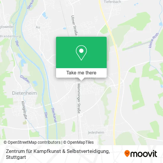 Карта Zentrum für Kampfkunst & Selbstverteidigung