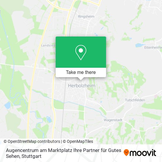 Карта Augencentrum am Marktplatz Ihre Partner für Gutes Sehen