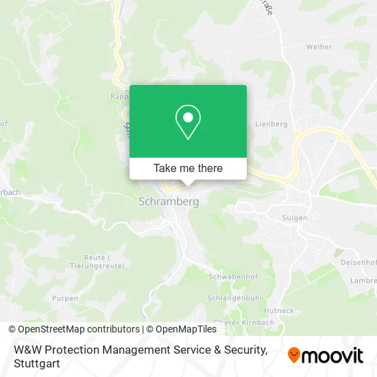 Карта W&W Protection Management Service & Security