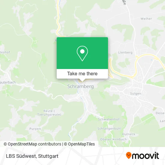Карта LBS Südwest