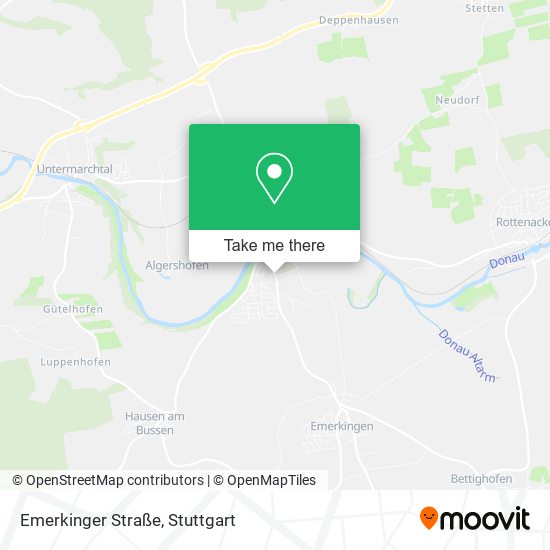 Emerkinger Straße map