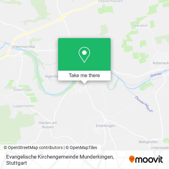 Evangelische Kirchengemeinde Munderkingen map