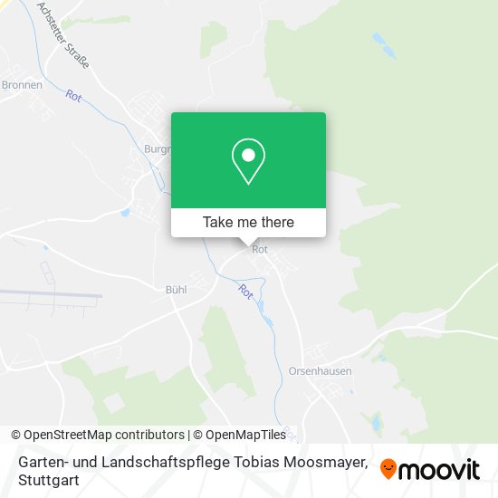 Карта Garten- und Landschaftspflege Tobias Moosmayer
