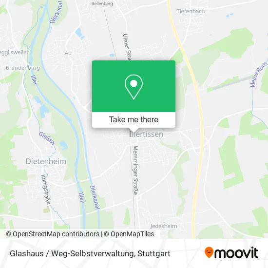 Карта Glashaus / Weg-Selbstverwaltung