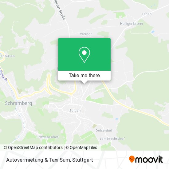 Карта Autovermietung & Taxi Sum