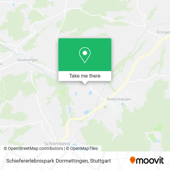 Карта Schiefererlebnispark Dormettingen