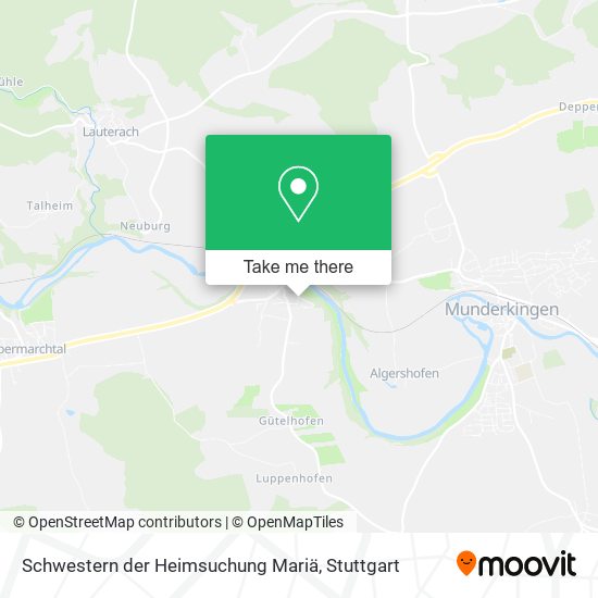 Schwestern der Heimsuchung Mariä map