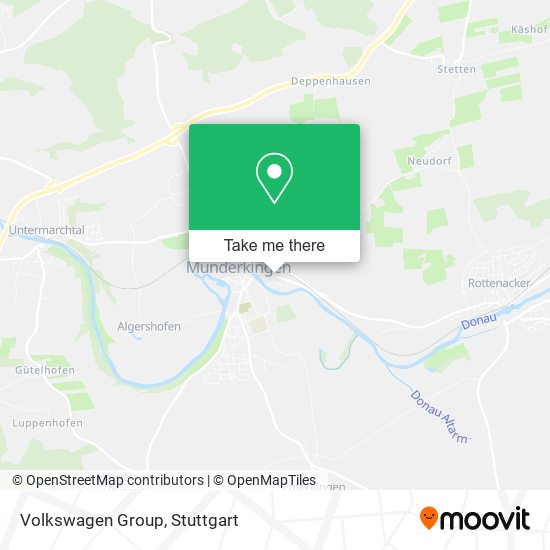 Volkswagen Group map