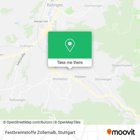 Карта Festbrennstoffe Zollernalb