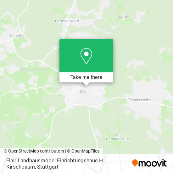 Карта Flair Landhausmöbel Einrichtungshaus H. Kirschbaum