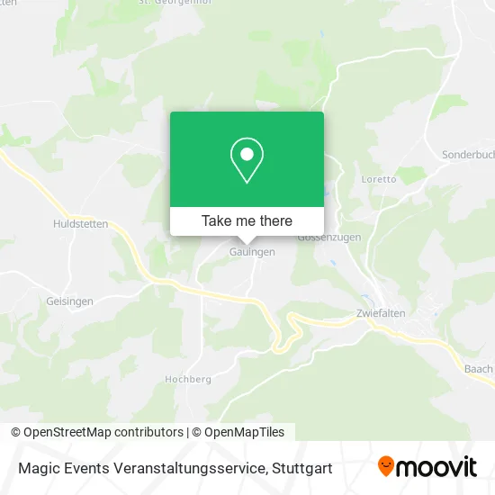 Карта Magic Events Veranstaltungsservice